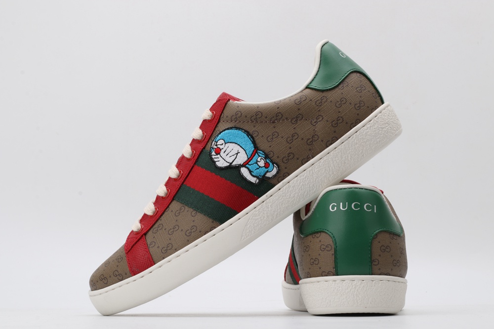 G*UCCI x Doraemon Ace sneakers  Brown